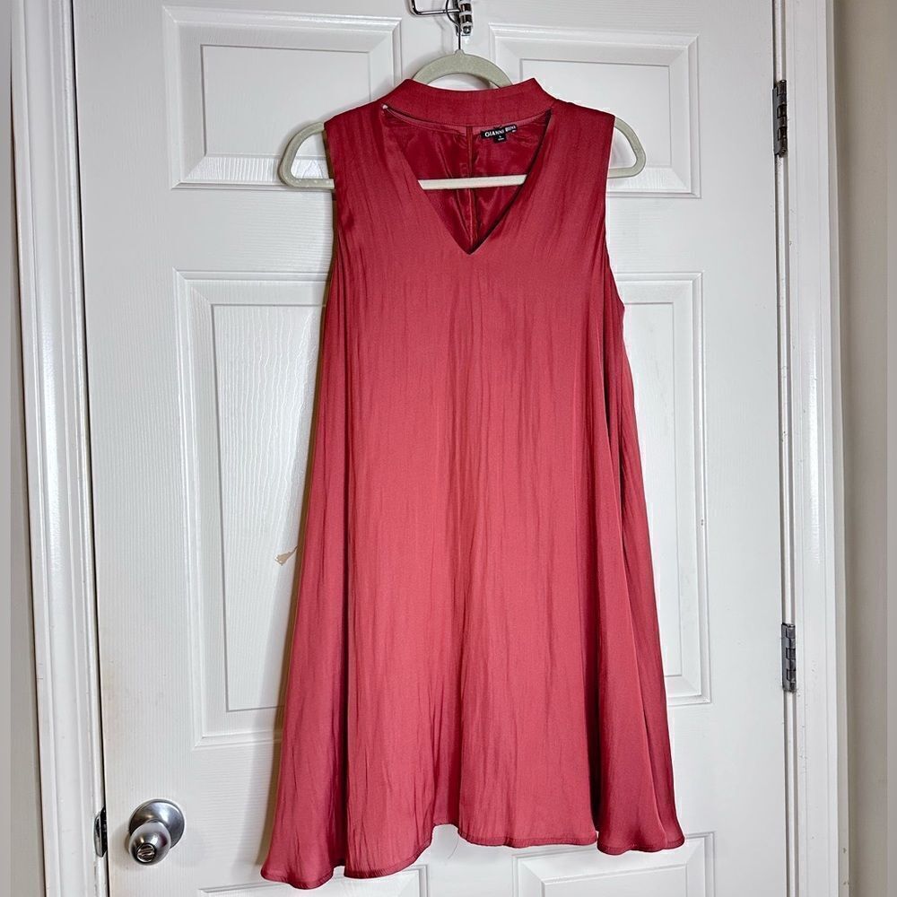 Gianni Bini mauve mini lightweight flowy summer dress size L